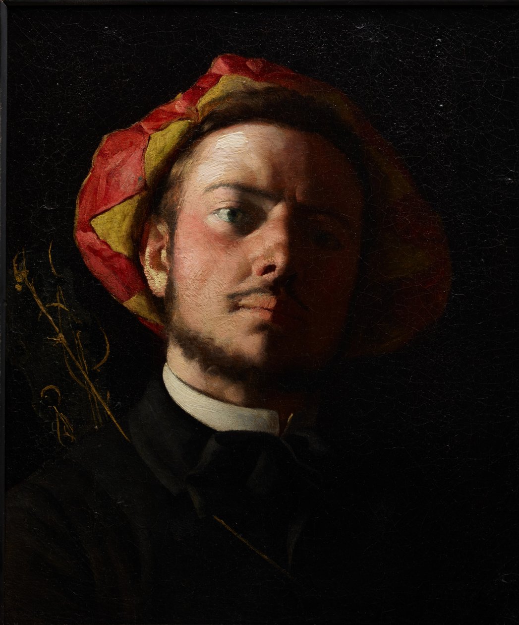 Portret van Paul Verlaine als Troubadour door Jean Frederic Bazille