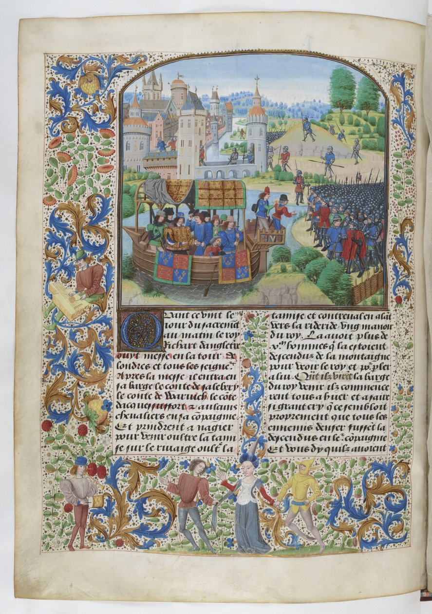 Jean Froissart, Kronieken, 154v, 12148 btv1b8438605hf336, origineel door Jean Froissart