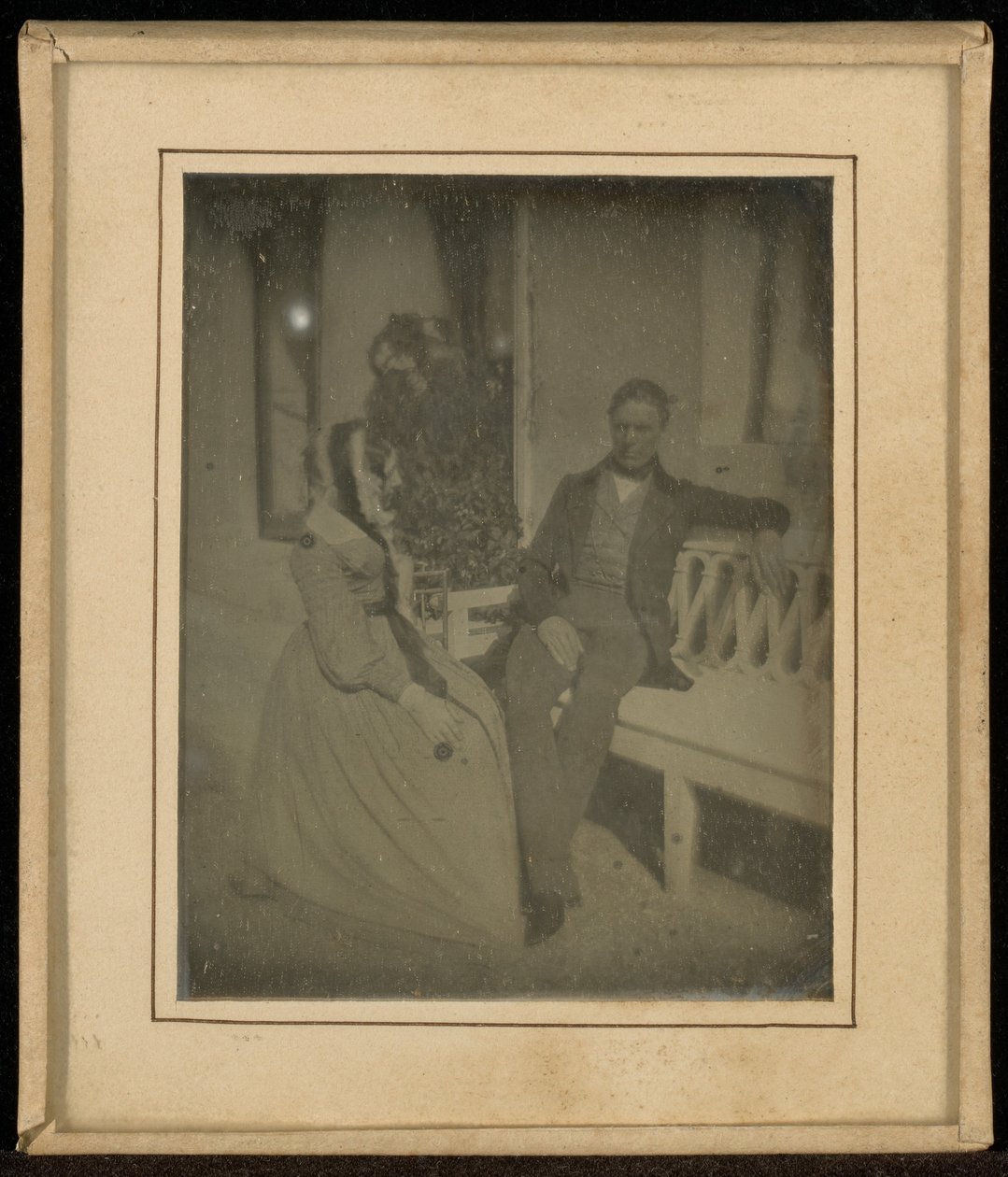 [Portret van Anna de Westphalen en haar man]. door Jean Gabriel Eynard