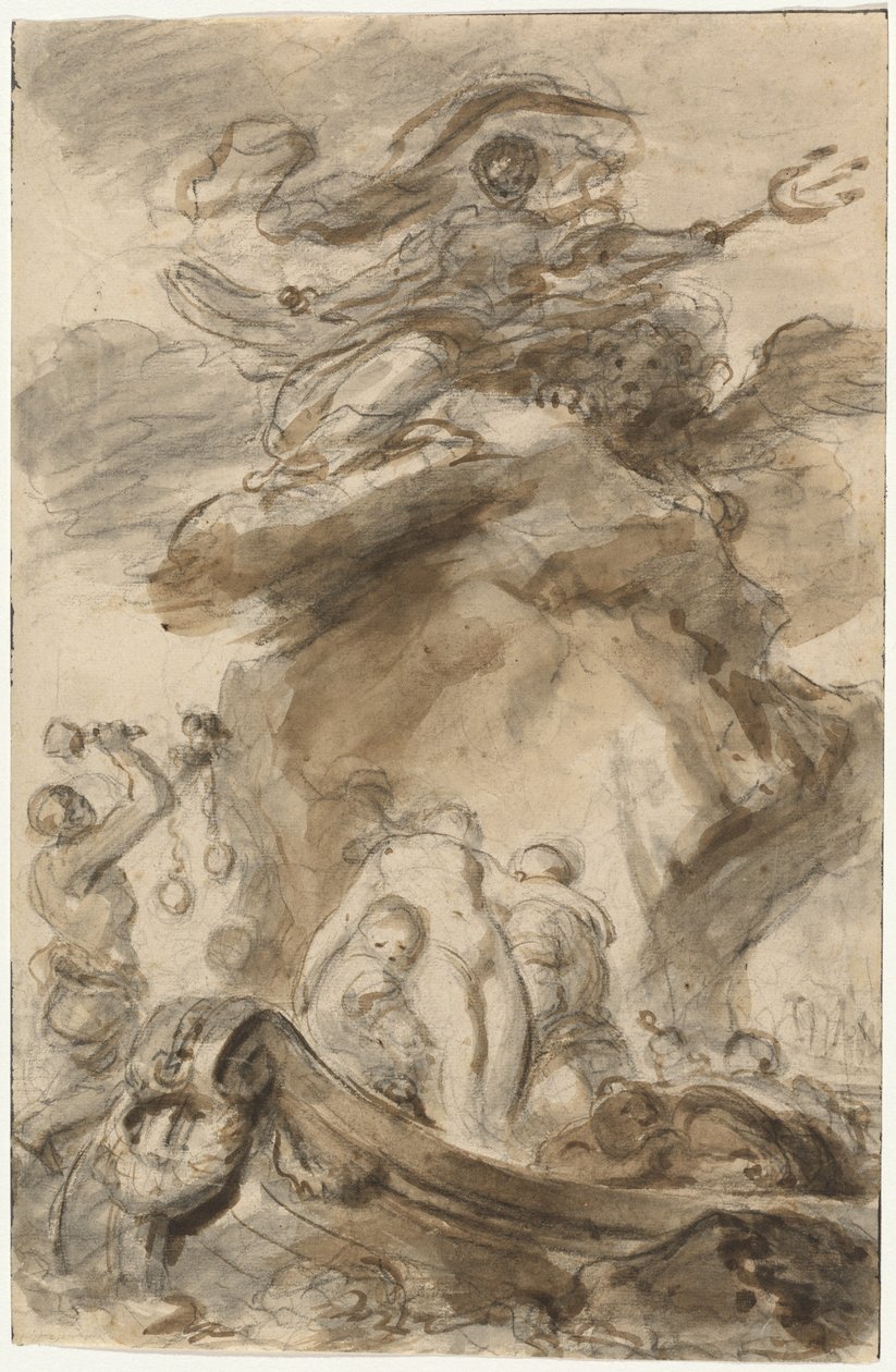 Angelica wordt blootgesteld aan de orc door Jean Honore Fragonard
