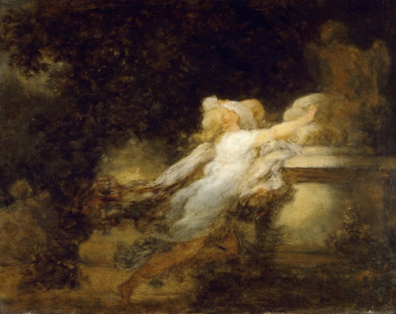 Liefdesgelofte door Jean Honore Fragonard