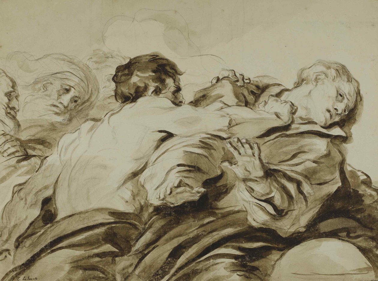 De aanval, 1770 door Jean Honore Fragonard