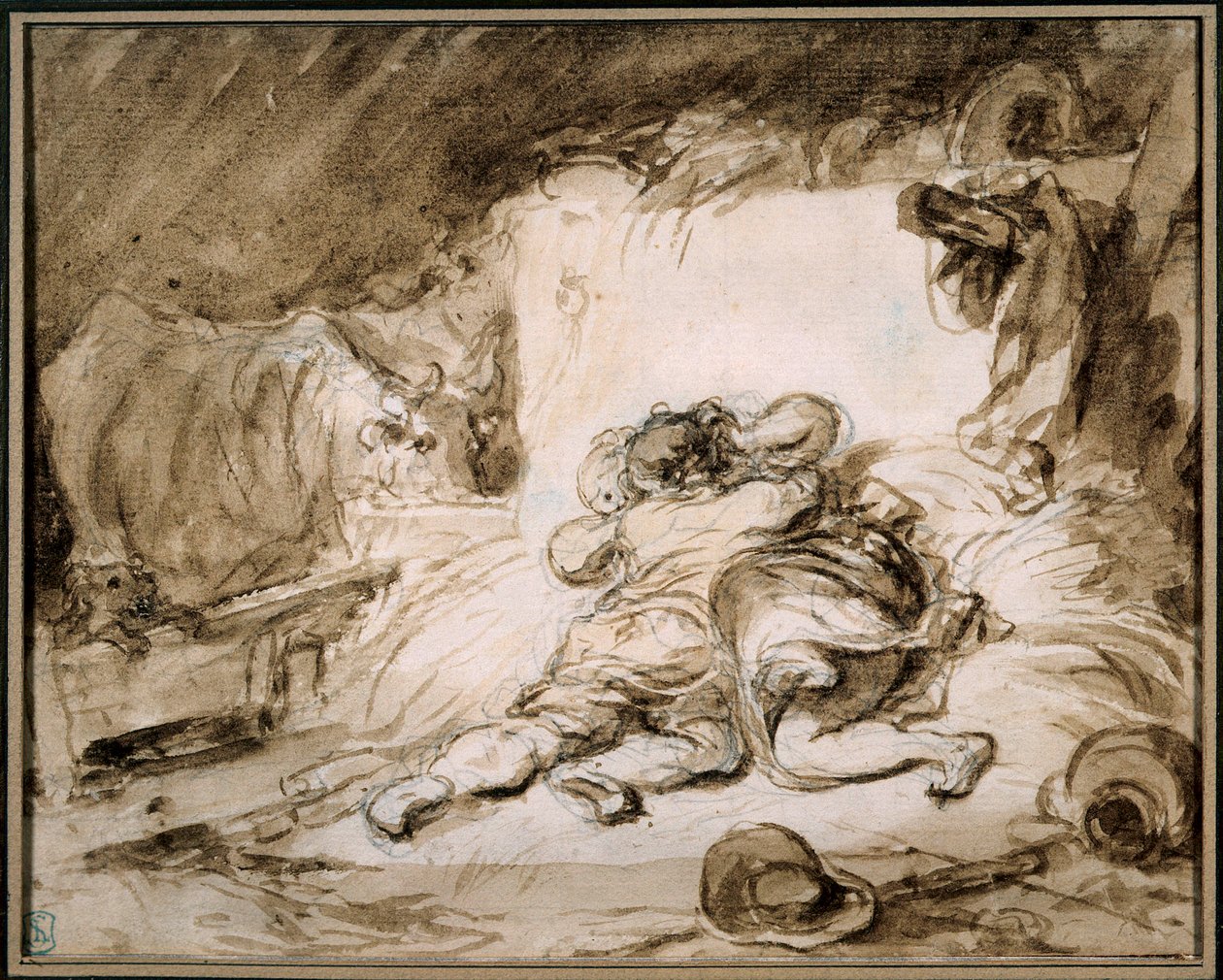 De stal door Jean Honore Fragonard