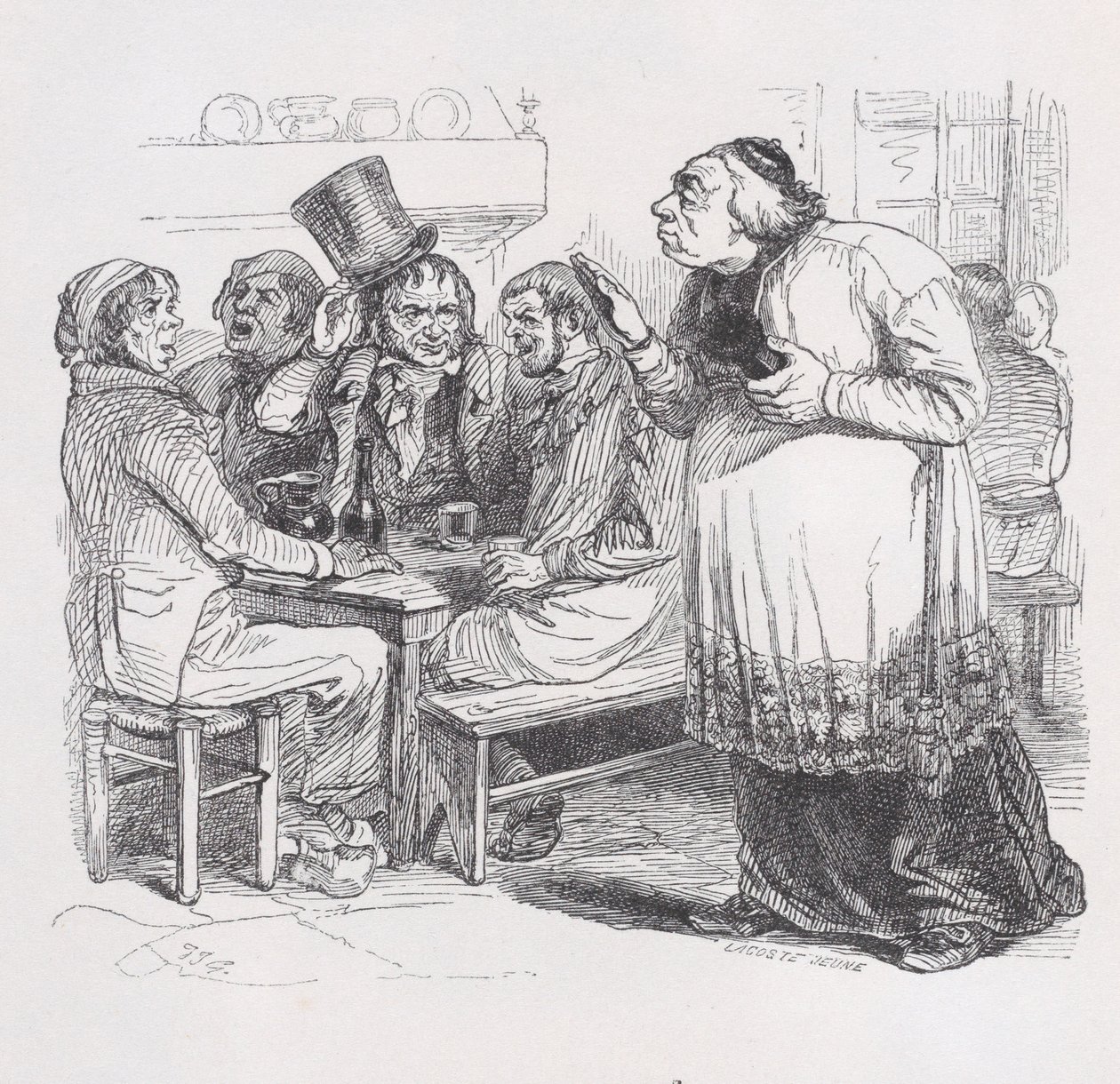 Mijn genezing uit De Volledige Werken van Béranger, 1836 door Jean Ignace Isidore Gérard