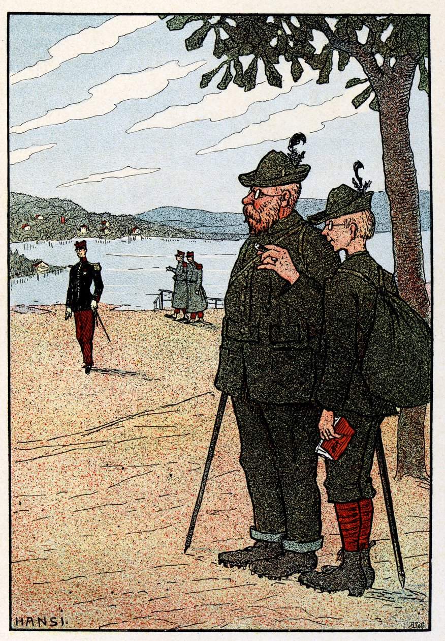 Vogesen Bilder (beelden van de Vogezen) ; In Gerardmer door Jean Jacques (1873 1951) Waltz
