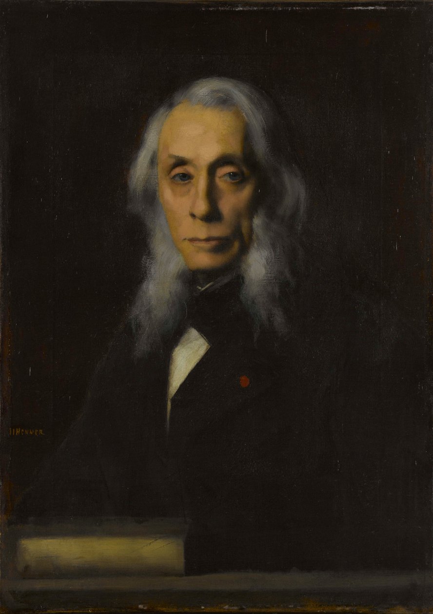 Portret van Félix Ravaisson-Mollien 1813-1900, 1889 door Jean Jacques Henner
