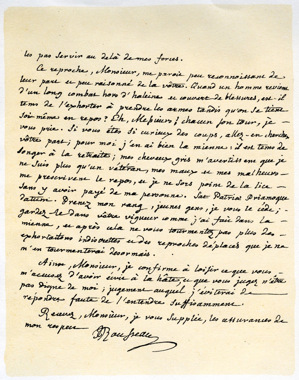 Brief van Jean Jacques Rousseau, 15 juli 1764 door Jean Jacques Rousseau