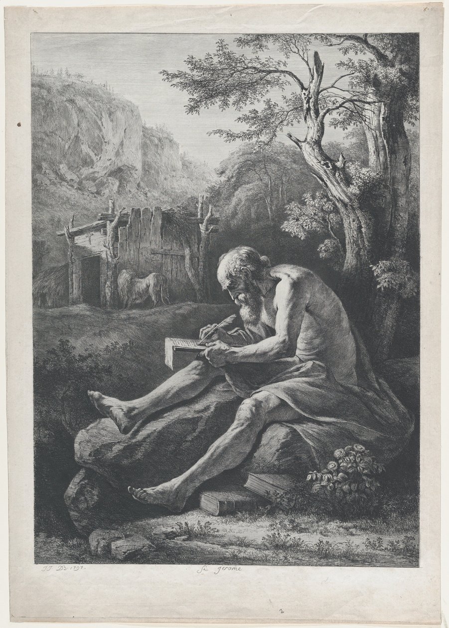 St. Hiëronymus, 1797 door Jean Jacques de Boissieu
