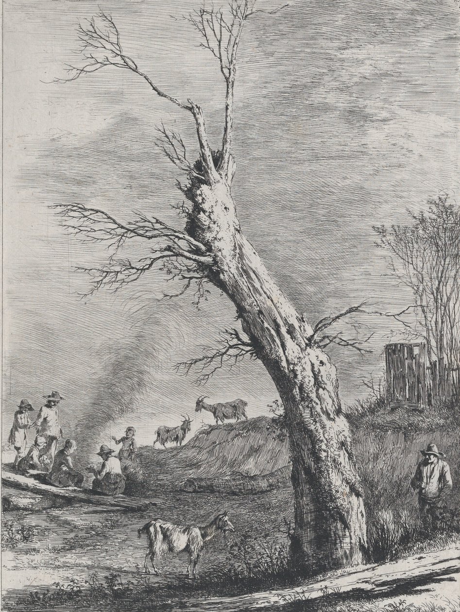 Winter, naar een tekening voltooid in Saint-Chamond door Jean Jacques de Boissieu