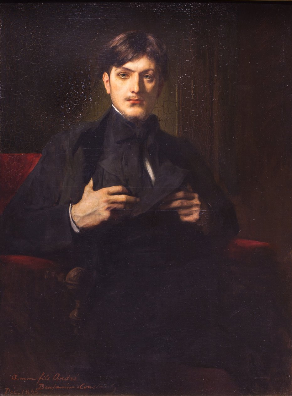 Andre Benjamin-Constant, Portret van de zoon van de kunstenaar door Jean Joseph Benjamin Constant