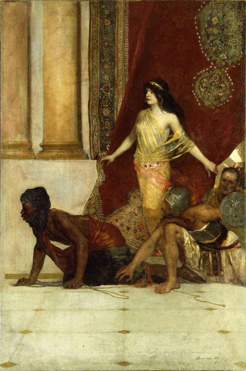 Delila en de Filistijnen door Jean Joseph Benjamin Constant