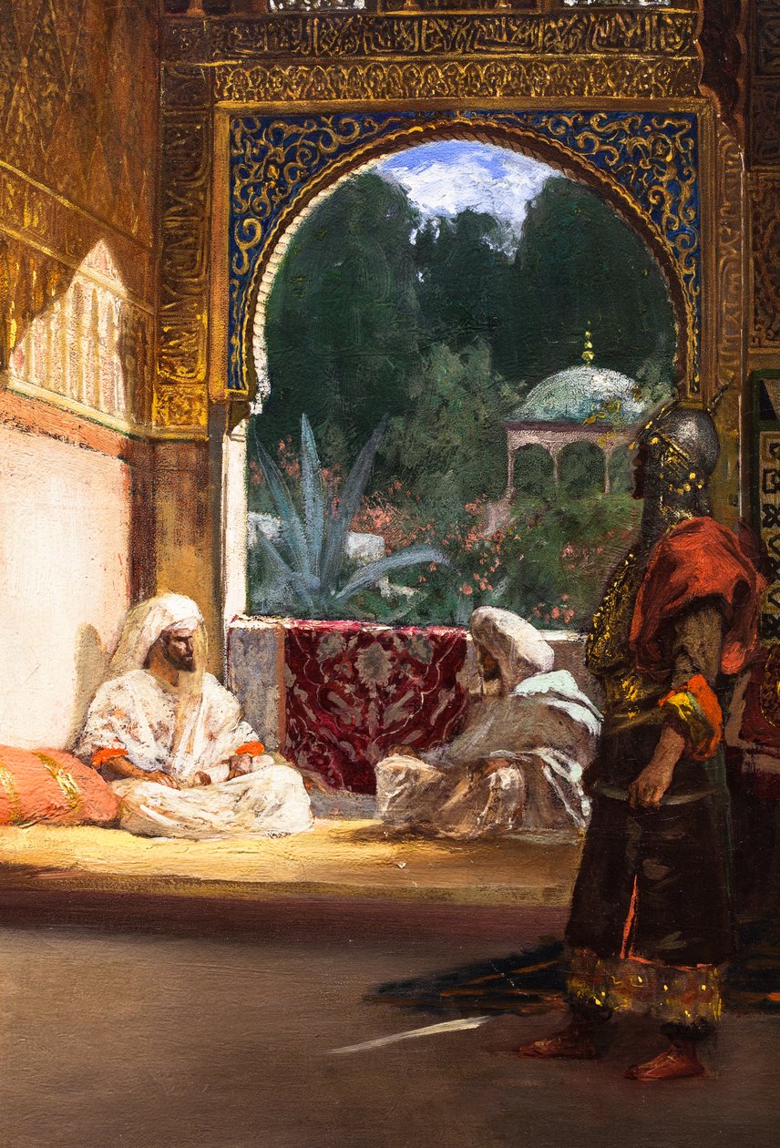 In het paleis van de sultan (detail), ongedateerd. (Olieverf op doek) door Jean Joseph Benjamin Constant