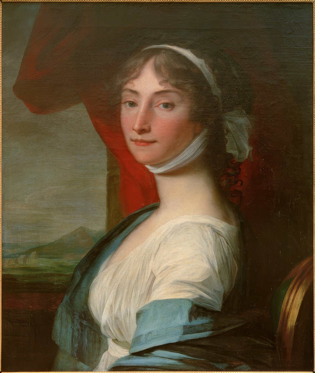 Friederike Leisching, geschilderd door J.L. Mosnier door Jean Laurent Mosnier