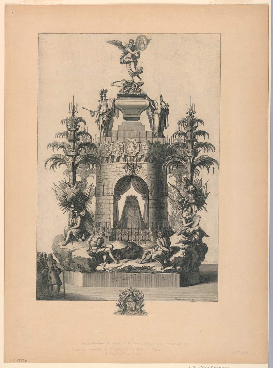 Catafalque van Henri de la Tour d