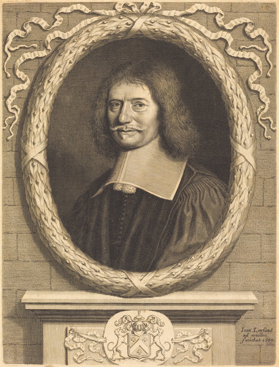 Portret van een onbekende heer door Jean Lenfant