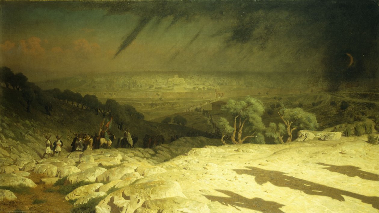 Golgotha door Jean Leon Gerome