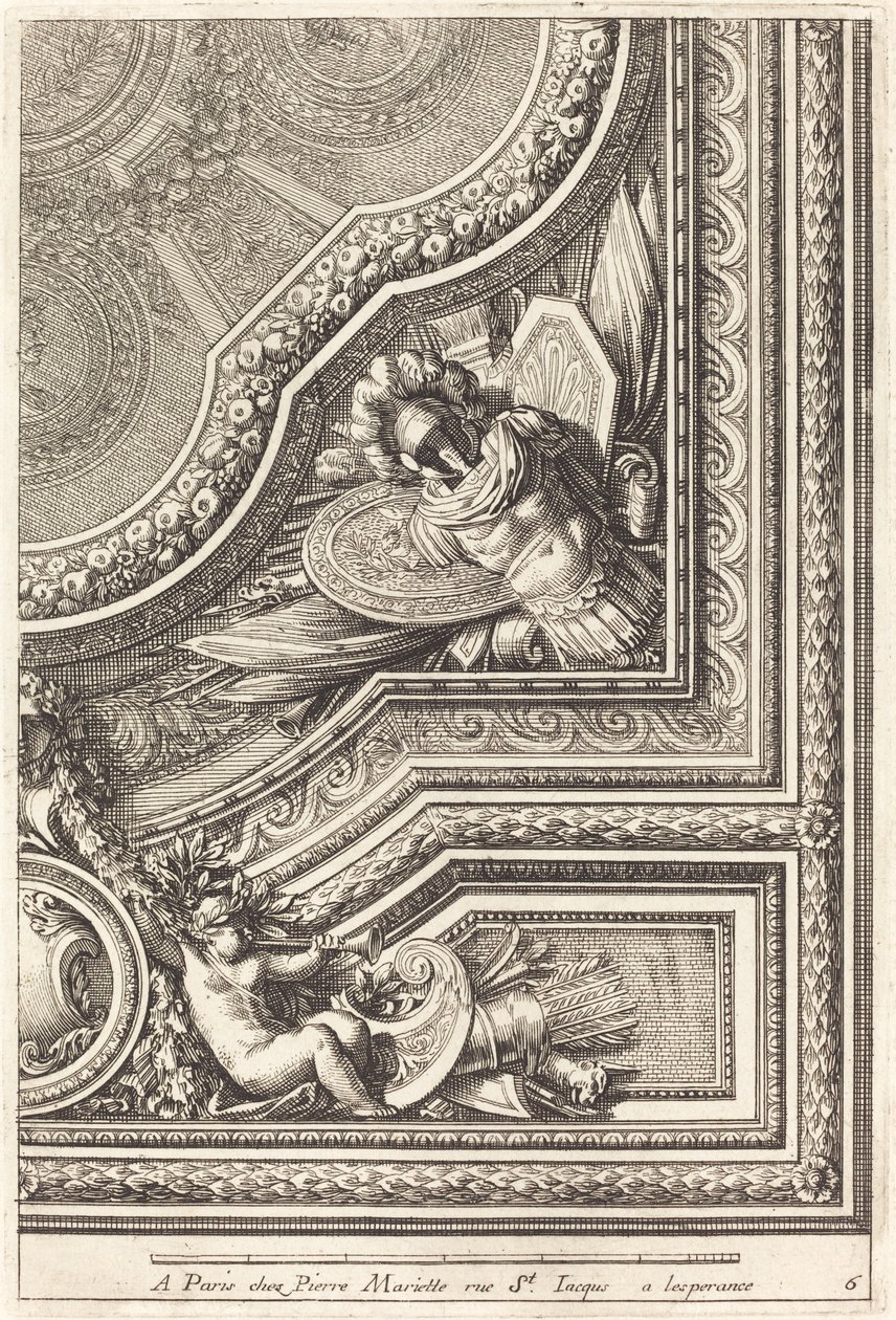Quarts de plafons door Jean Lepautre