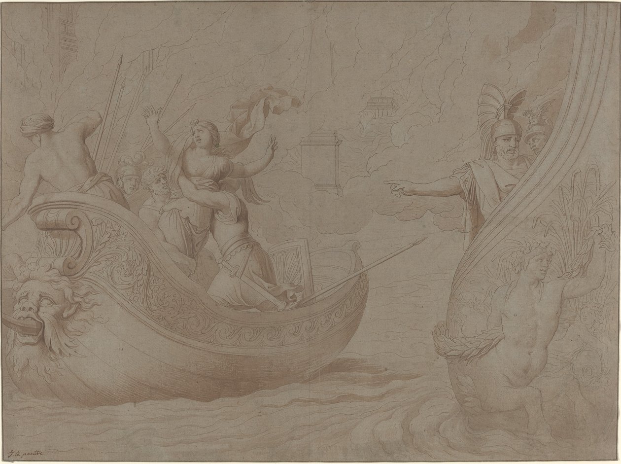 De Ontvoering van Helena van Troje door Jean Lepautre