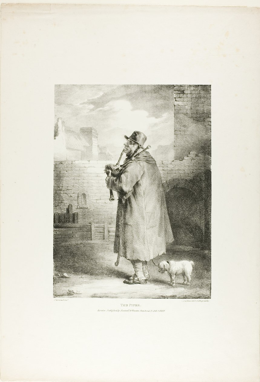 De adder, plaat één uit Diverse onderwerpen getekend uit het leven op steen door Jean Louis André Théodore Géricault