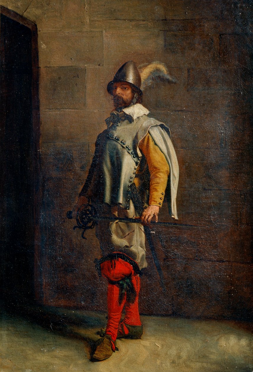 Een Hugenoot, 19e eeuw door Jean Louis Ernest Meissonier