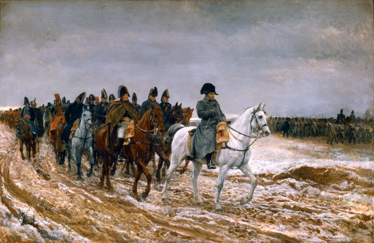 Le Campagne de France 1814 door Jean Louis Ernest Meissonier
