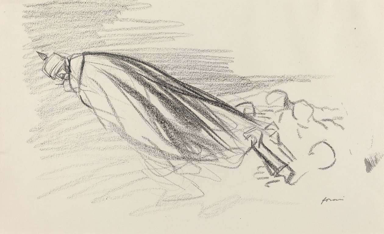 Ceux de la priemiere heure. "Sire! ou en somme-nous de la guerre fraiche et joyeuse!" door Jean Louis Forain