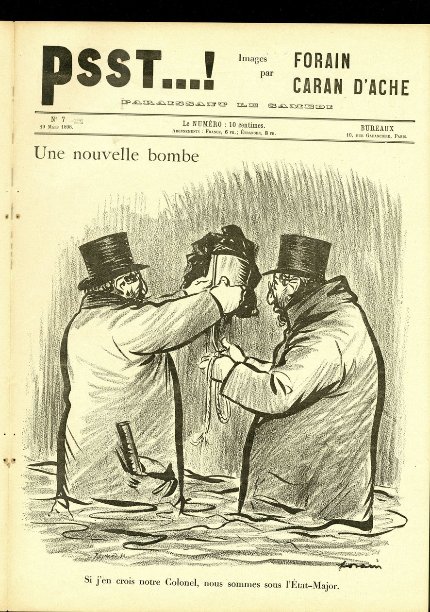 Illustratie door Jean-Louis Forain (1852-1931) in Psst...! door Jean-Louis Forain