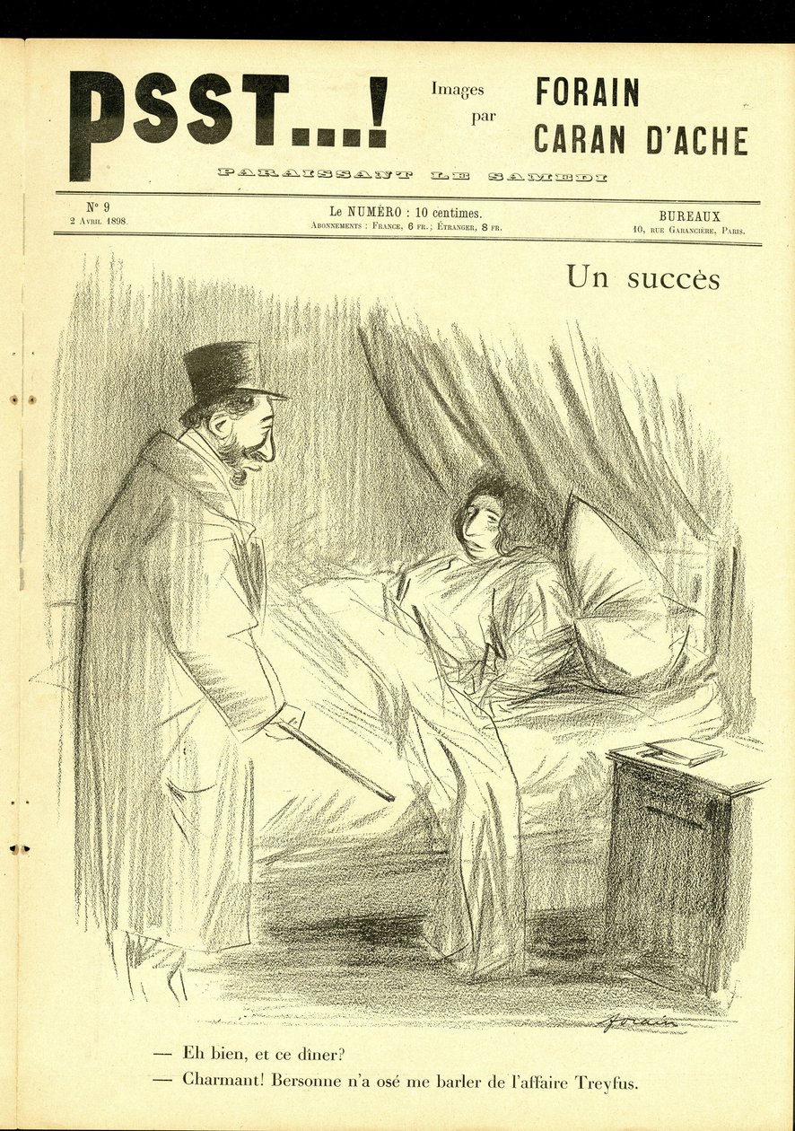 Illustratie door Jean-Louis Forain in Psst...! door Jean Louis Forain