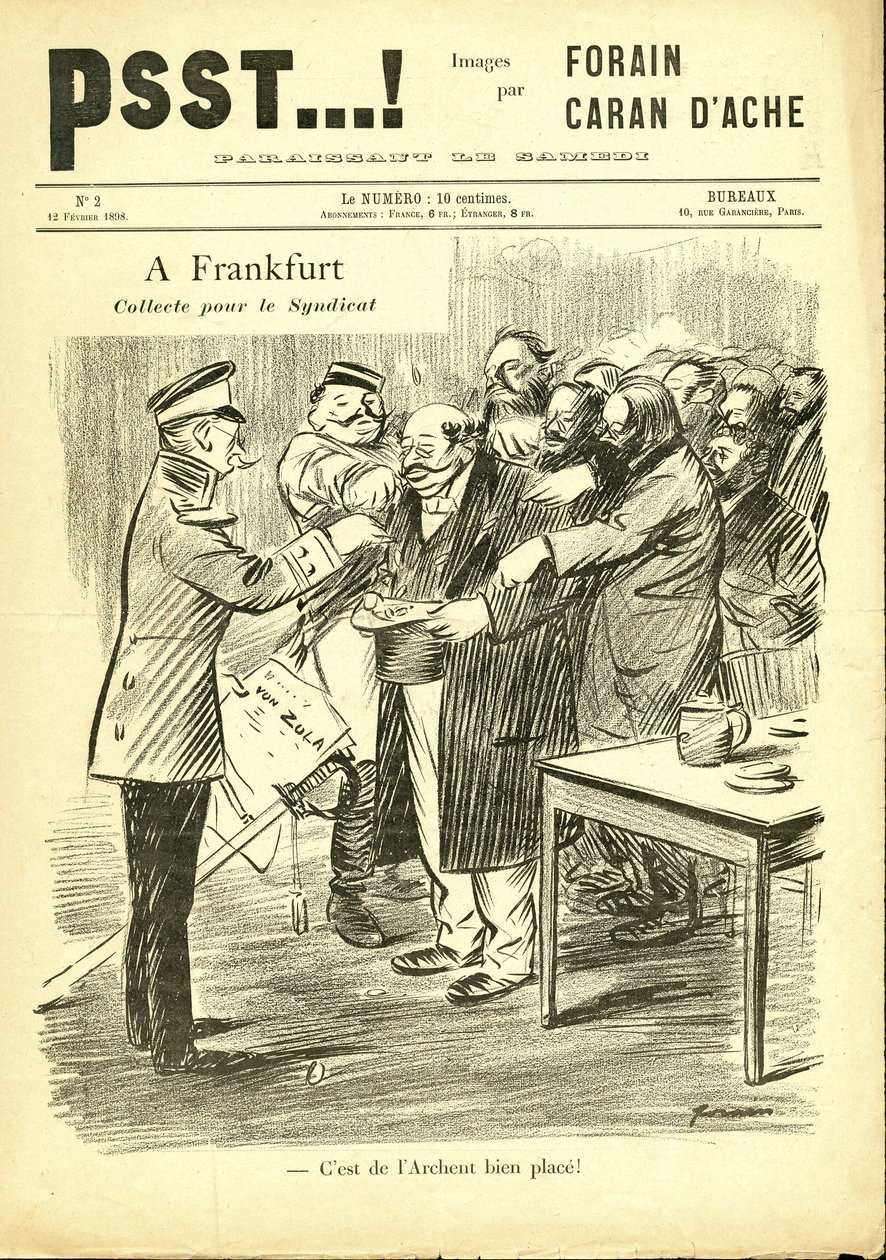 Illustratie door Jean-Louis Forain in Psst...! door Jean Louis Forain