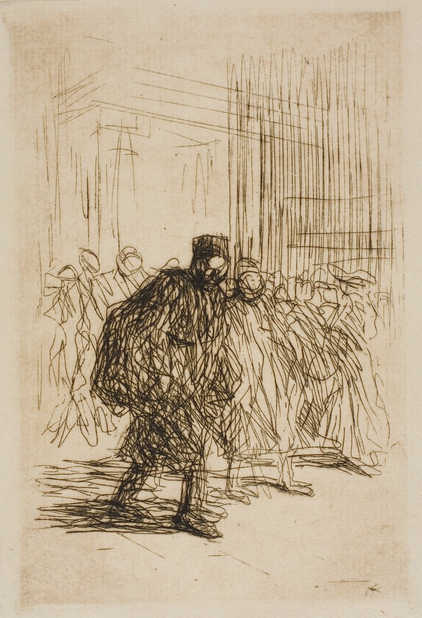 In de gangen van het gerechtsgebouw door Jean Louis Forain