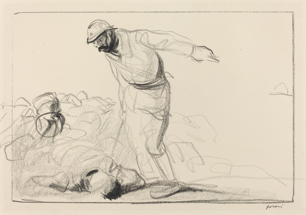 Verloren Illusies, waarschijnlijk 1918 door Jean Louis Forain
