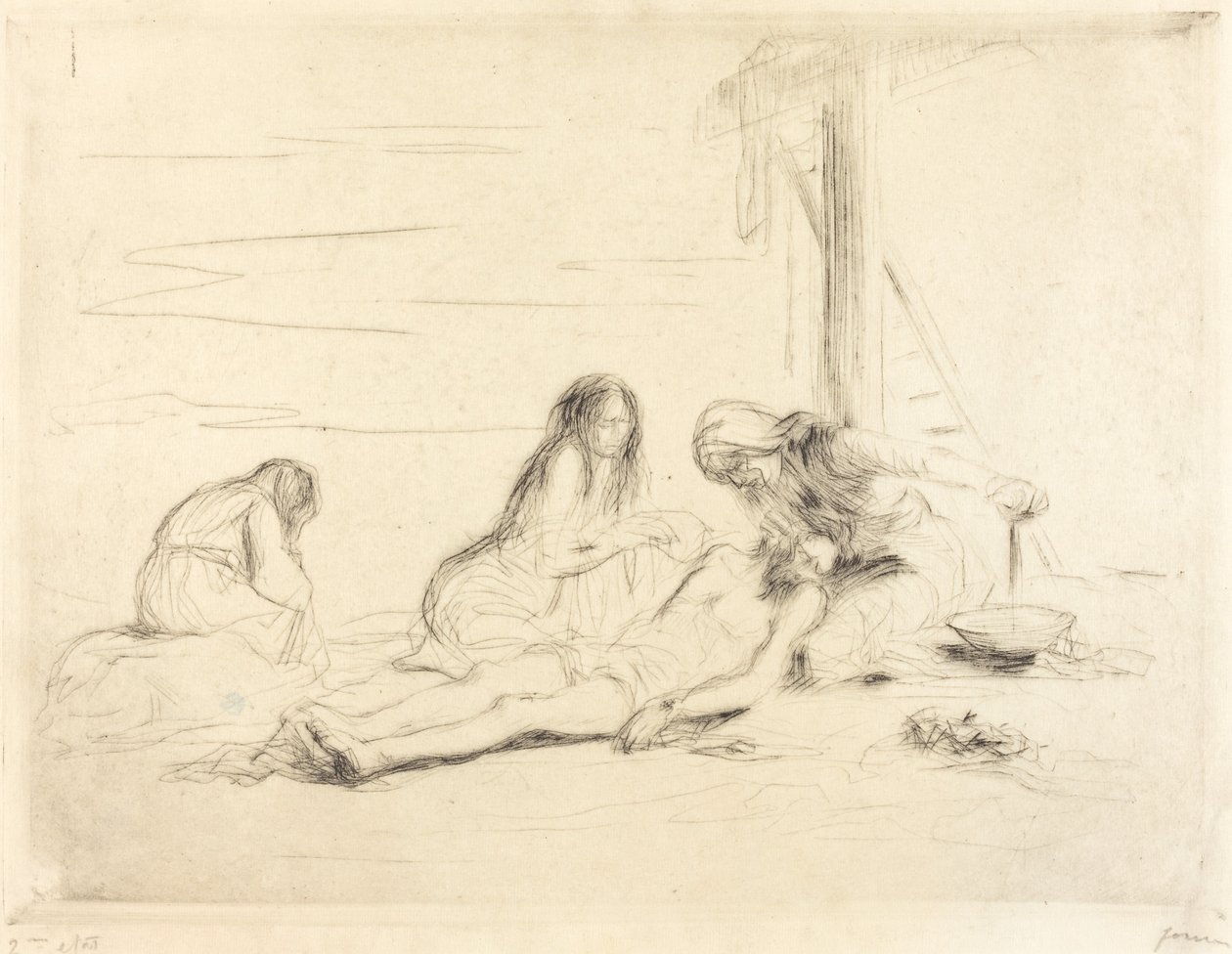 Pietà (eerste plaat) door Jean Louis Forain