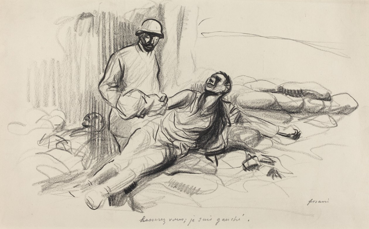 Rassurez vous, je suis gauche, ca. 1914-1919 door Jean Louis Forain