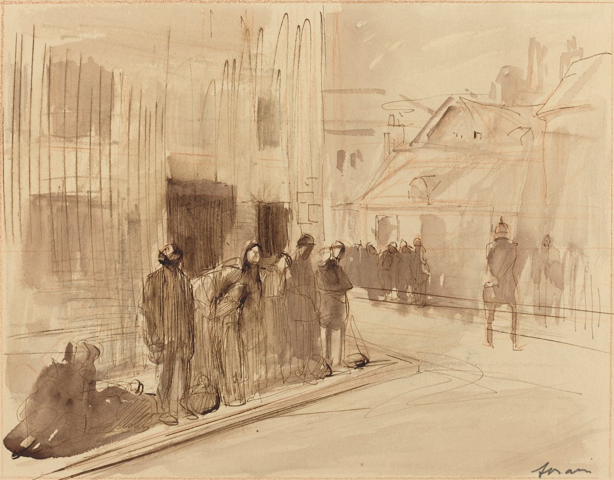 Slavernij in het Noorden, ca. 1914-1919 door Jean Louis Forain