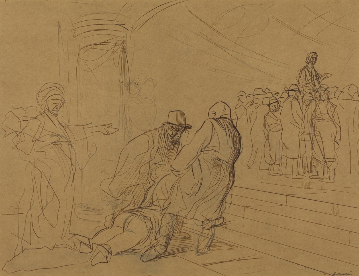 De Overspelige Vrouw door Jean Louis Forain
