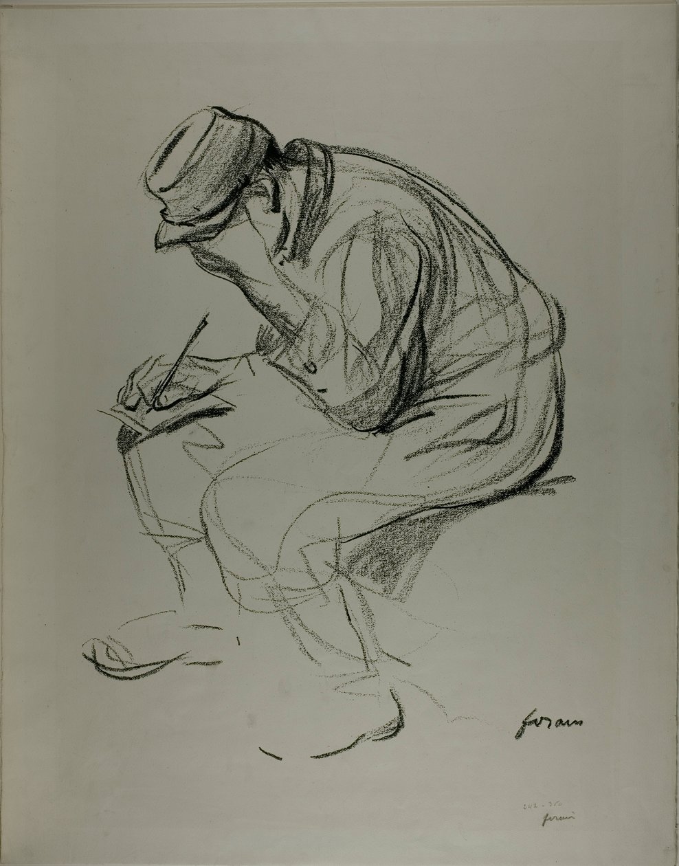 De kleding van de krijgsgevangene door Jean Louis Forain