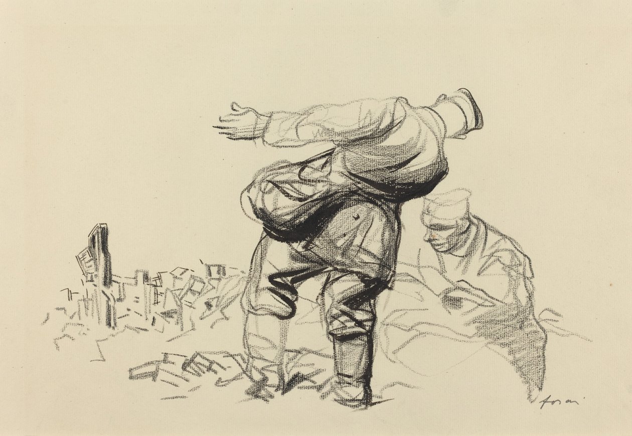Het rijk vernietigt, de republiek betaalt door Jean Louis Forain