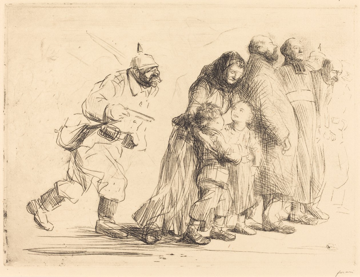 De Notabelen (grote plaat) door Jean-Louis Forain