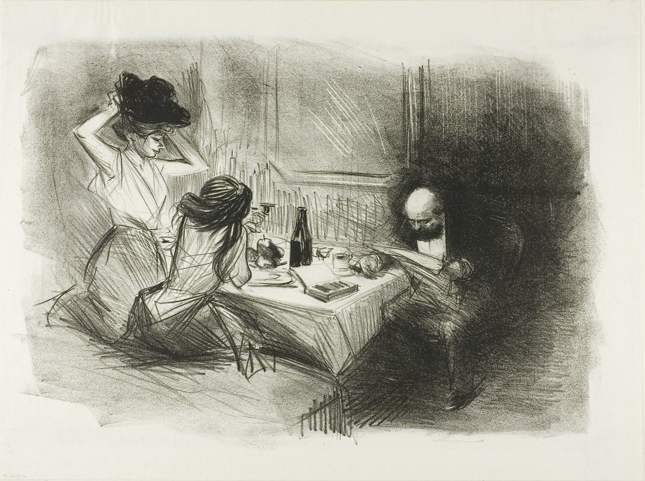 De Privé Eetkamer, Vijfde Plaat door Jean Louis Forain