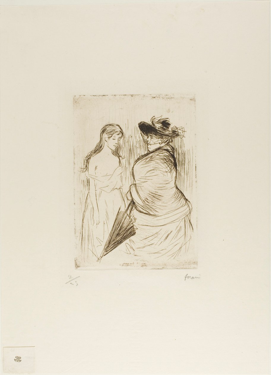 De blanke slavenhandel door Jean-Louis Forain