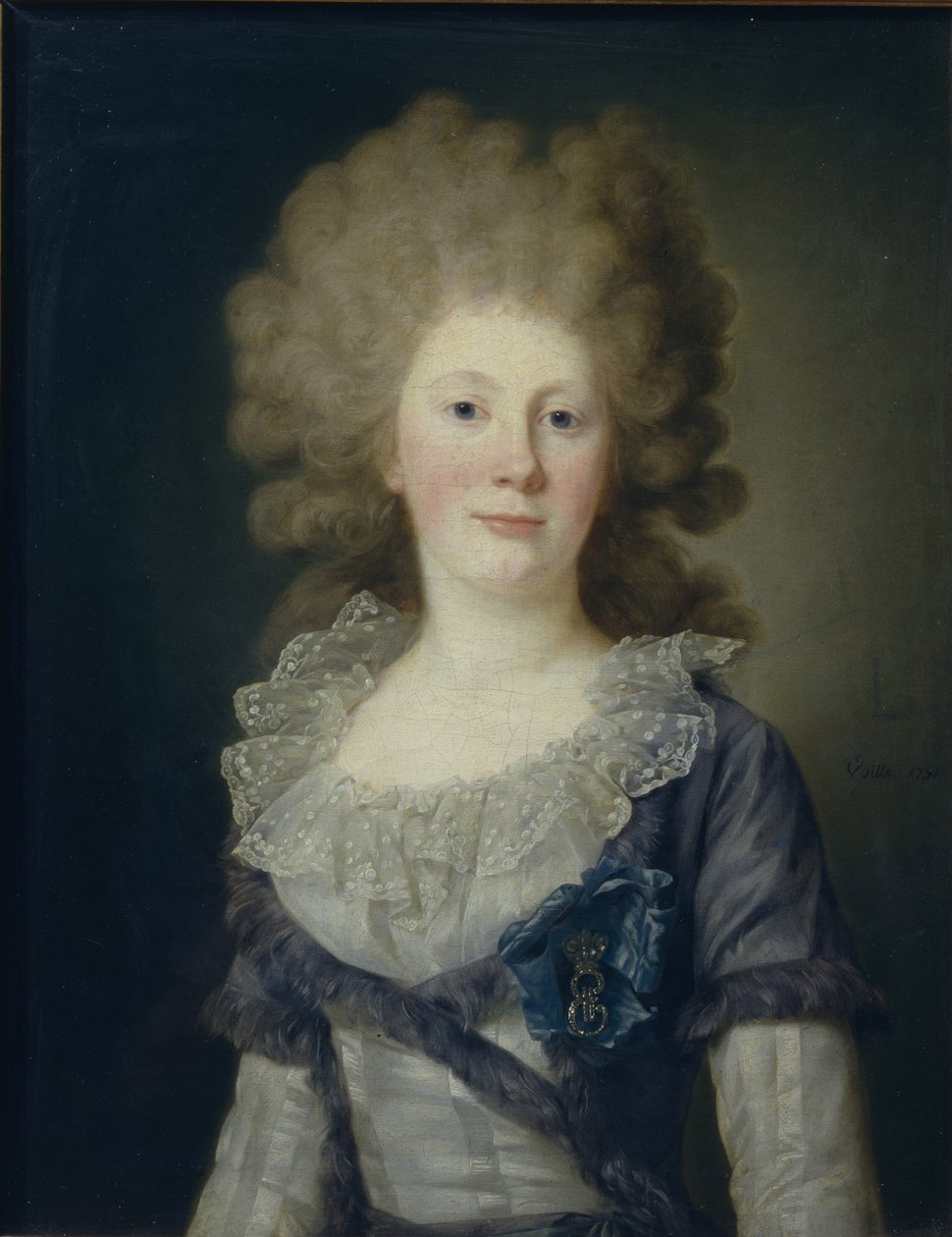 Portret van Gravin Sofia Vladimirovna Panina 1774-1844, 1791 door Jean Louis Voille