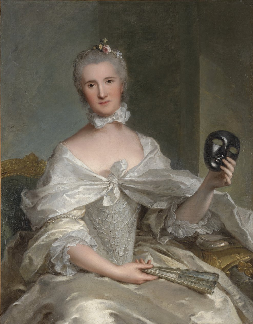 Bonne Marie Félicité de Sérent door Jean Marc Nattier