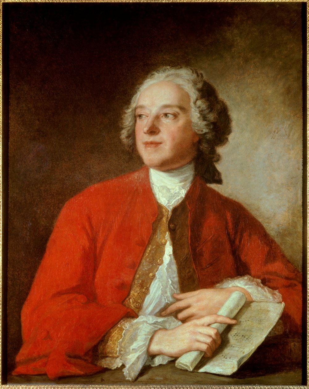 Portret van Pierre Augustin Caron de Beaumarchais (1732 - 1799) door Jean Marc Nattier