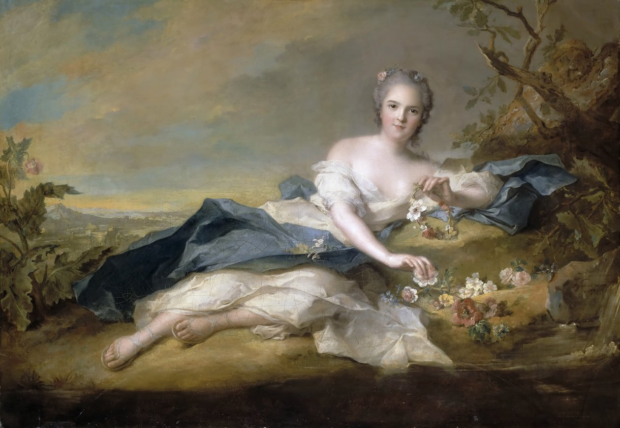 Prinses Anne Henriette van Frankrijk 1727-1752 door Jean Marc Nattier
