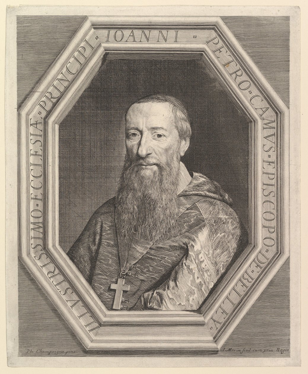 Jean-Pierre Camus, bisschop van Belley door Jean Morin