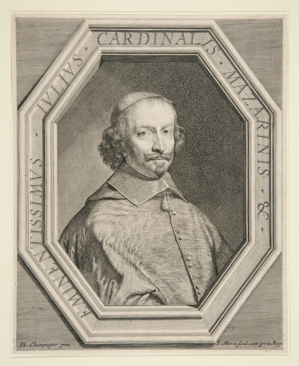 Kardinaal Mazarin door Jean Morin