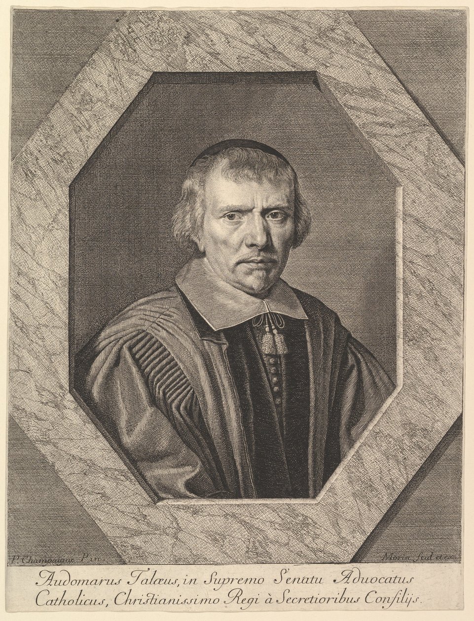 Omer II Talon, advocaat bij het Parlement en raadsman van de koning door Jean Morin