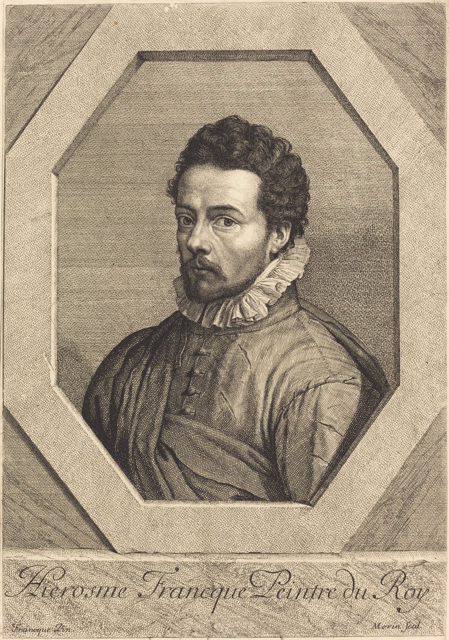 Jerome Franck door Jean Morin, after Jerome Franken