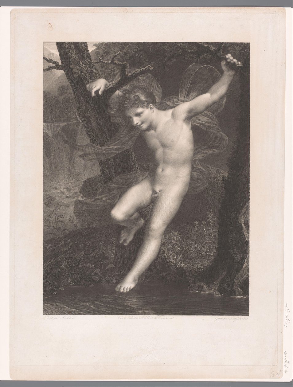 Zephyrus door Jean Nicolas Laugier