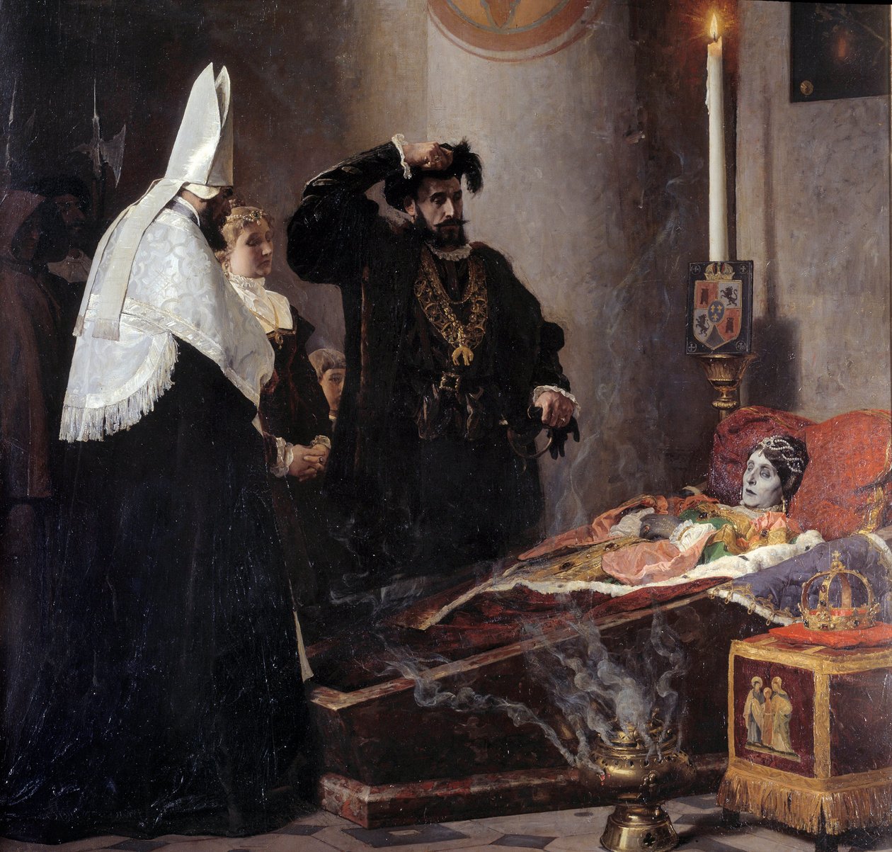 Francois Borgia (San Francisco de Borja) door Jean Paul Laurens